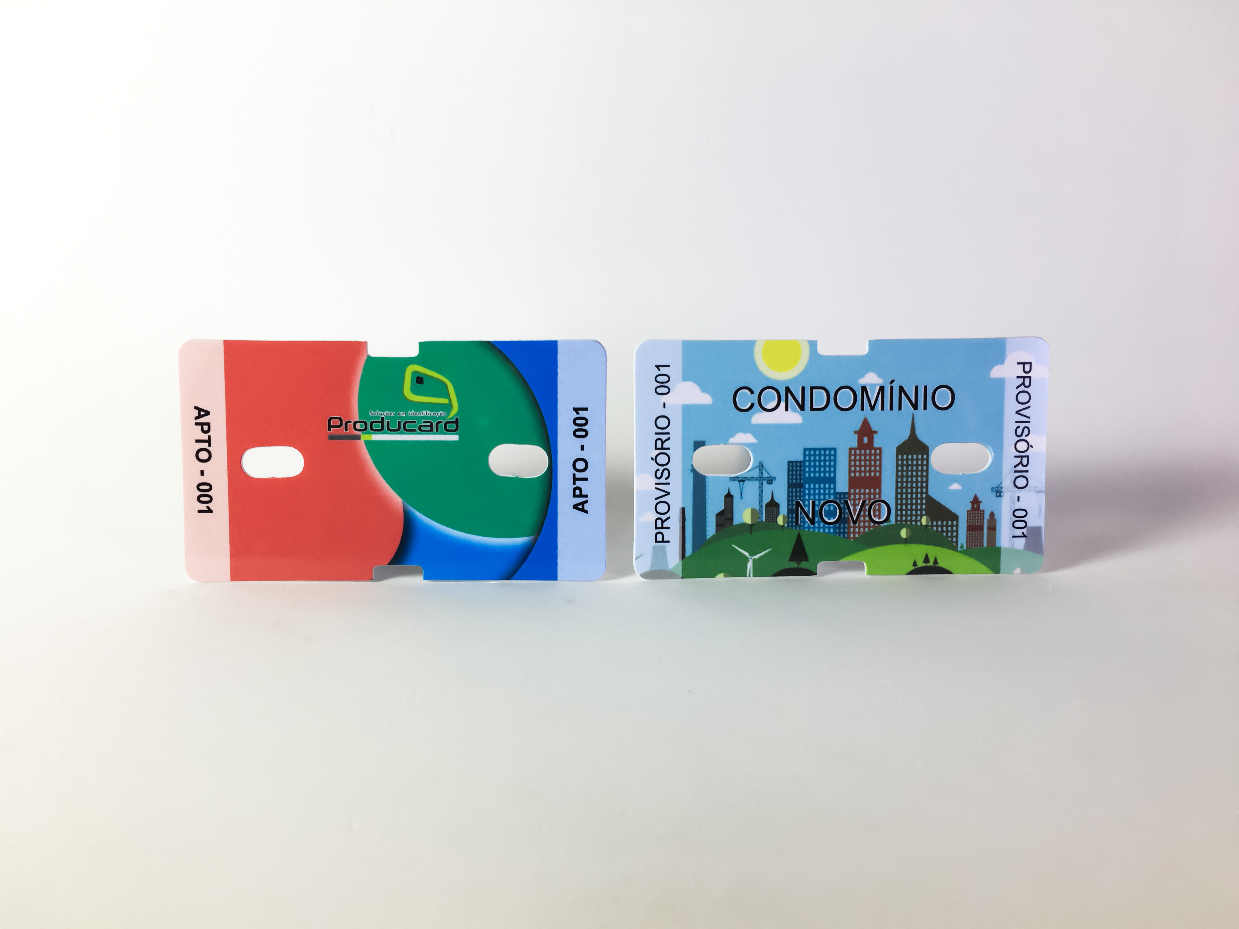 Cartão para Trava de Carrinho de Compras de Condomínio