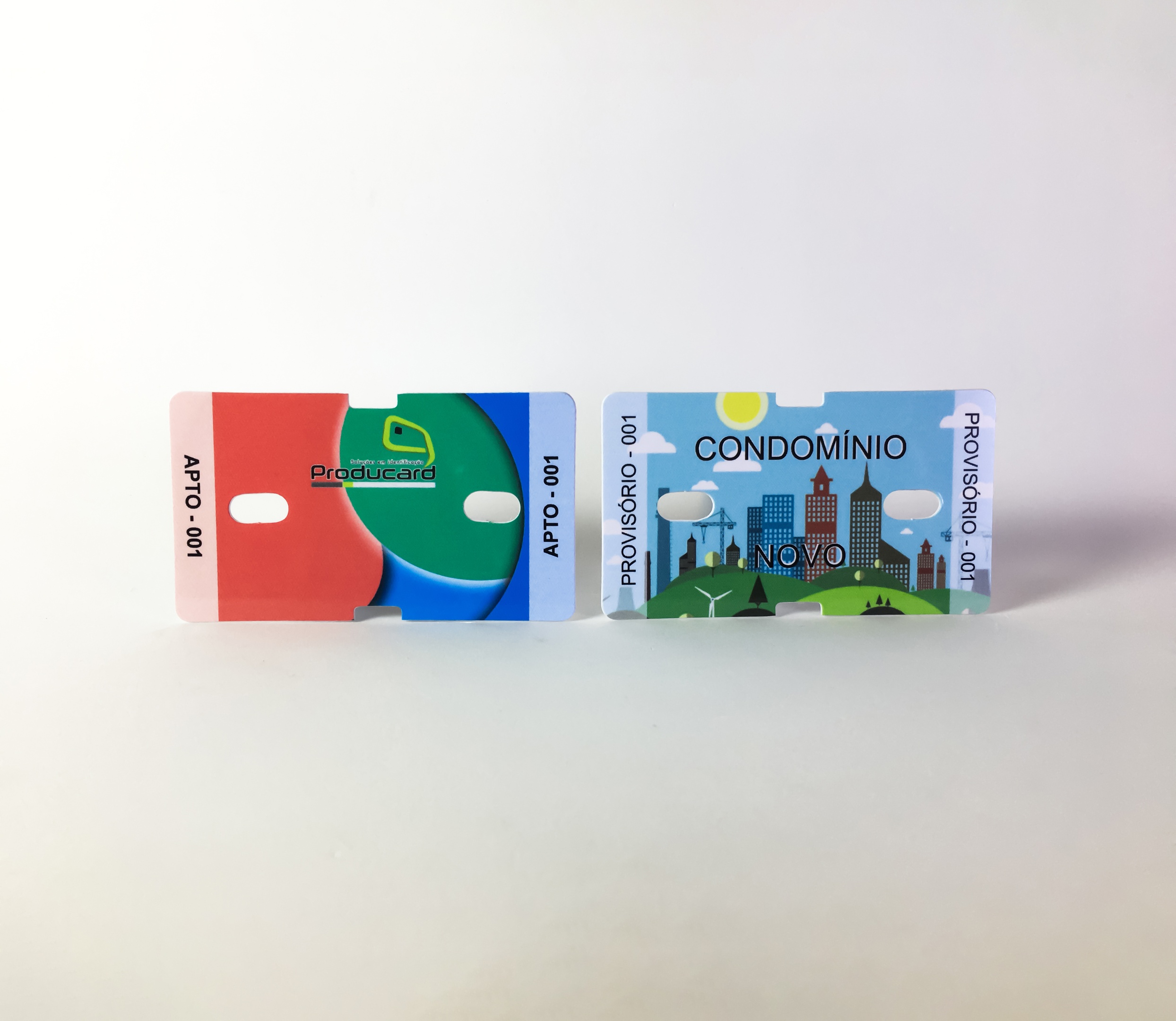Cartão para Trava de Carrinho de Compras de Condomínio